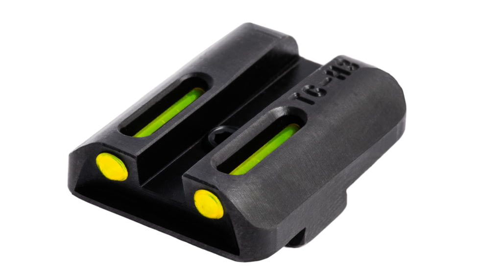 TruGlo Tritium / Fiber Optic TFO Hand Gun Sights, Green Front and Yellow Rear - For Glock 17/19/22 and Similar, TG-TG131GT1Y