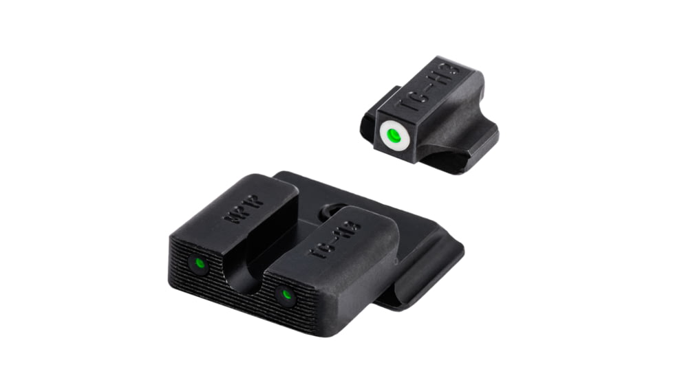 TruGlo Tritium Pro Handgun Sight Set for S&amp;W M&amp;P, White Focus Lock Ring, TG-TG231MP1W