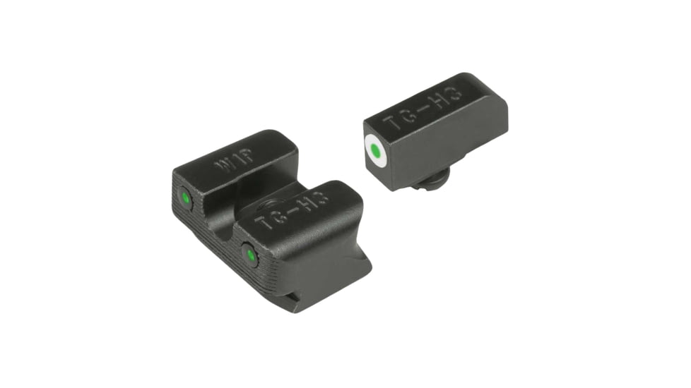 TruGlo Tritium Pro Handgun Sight Set for Walther PPQ, White Focus Lock Ring, TG-TG231W1W