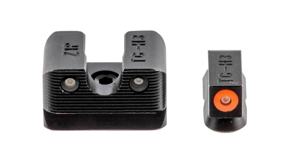 TruGlo Tritium Pro Night Sights CZ 75 Tritium Green Tritium W/Orange Outline Fr, TG-TG231Z1C