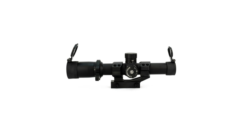 TruGlo Tru-Brite 1-6x24mm Rifle Scope, 30mm Tube, Illuminated Power Ring, Duplex Mil-Dot Reticle with Mount, Matte, TG-TG8516TL