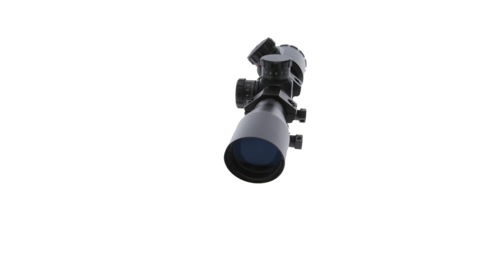 TruGlo Tru-Brite Xtreme Tactical Compact 4x32mm Rifle Scope W/ Rings, Red/Green Illuminated Mil-Dot Reticle, TG-TG8504TL