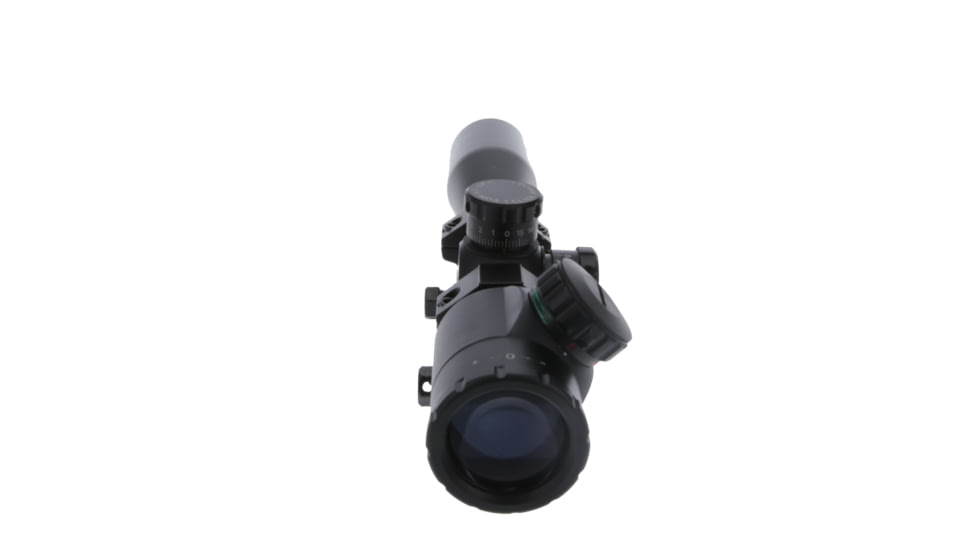 TruGlo Tru-Brite Xtreme Tactical Compact 4x32mm Rifle Scope W/ Rings, Red/Green Illuminated Mil-Dot Reticle, TG-TG8504TL