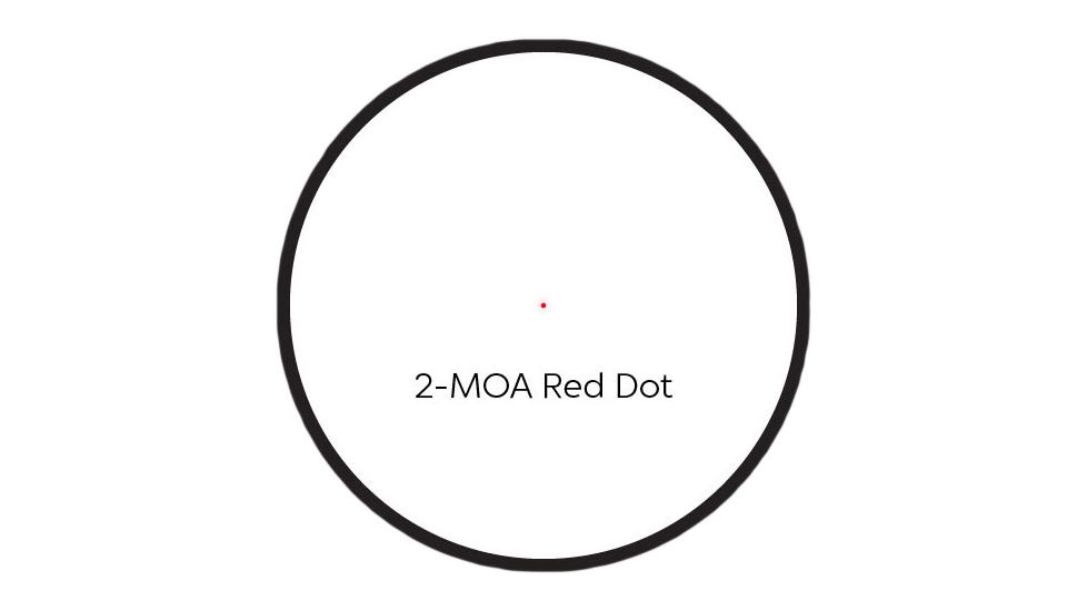 TruGlo Tru-Tec Red Dot Sight, 20mm, 2 MOA Reticle, Black, TG-TG8120BN