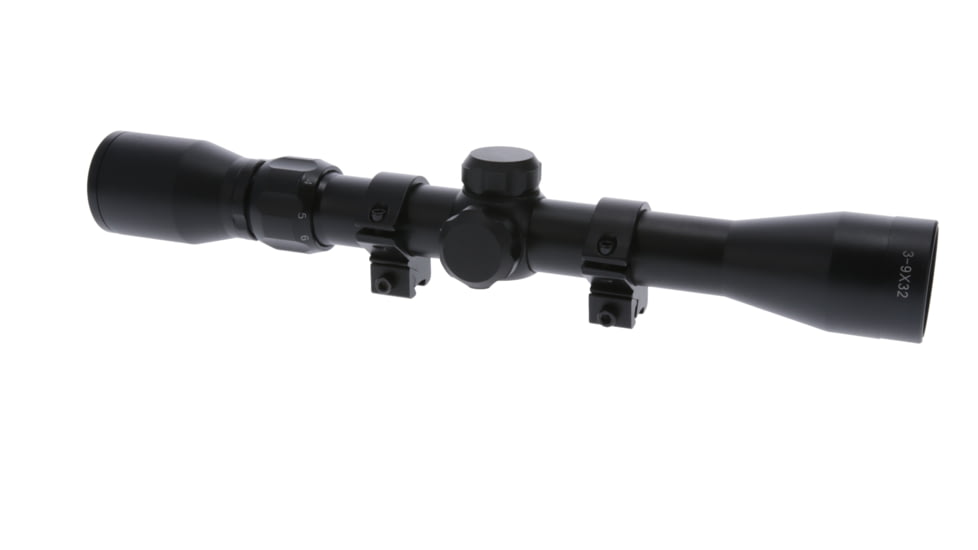 TruGlo TruShot 3-9x32mm Rifle Scope, Black, Duplex Reticle, TG-TG853932B