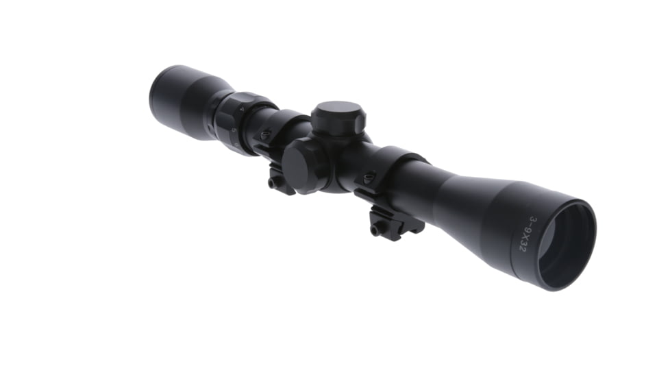 TruGlo TruShot 3-9x32mm Rifle Scope, Black, Duplex Reticle, TG-TG853932B