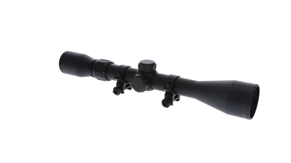 TruGlo TruShot 3-9x40mm Rifle Scope, Duplex Reticle, Matte, Weaver Style Rings, TG-TG853940B