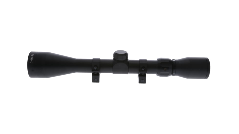 TruGlo TruShot 3-9x40mm Rifle Scope, Duplex Reticle, Matte, Weaver Style Rings, TG-TG853940B