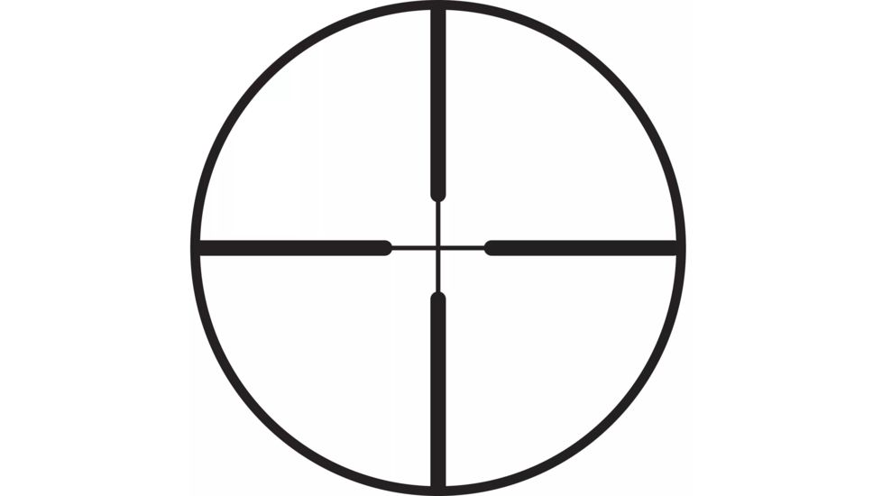 TruGlo TruShot 3-9x40mm Rifle Scope, Duplex Reticle, Matte, Weaver Style Rings, TG-TG853940B