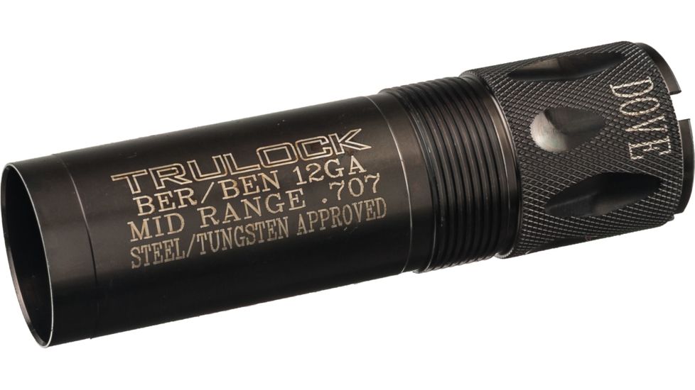 Trulock Dove Choke Beretta/Benelli Mobil, 12 Gauge, Mid Range, .707, Black, Small, PHBERDV12707