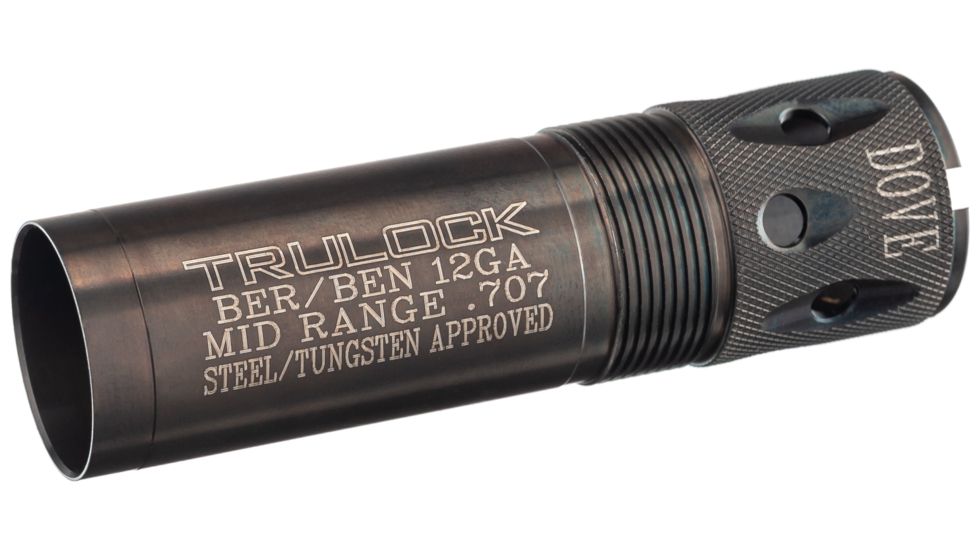 Trulock Dove Choke Beretta/Benelli Mobil, 12 Gauge, Mid Range, Ported, .707, Black, Small, PHBERDV12707P