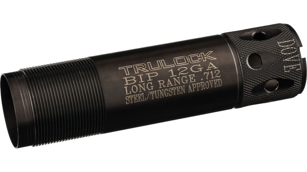 Trulock Dove Choke Browning Invector Plus, 12 Gauge, Long Range, Ported, .712, Black, Small, PHIPDV12712P