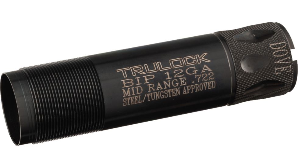Trulock Dove Choke Browning Invector Plus, 12 Gauge, Mid Range, .722, Black, Small, PHIPDV12722