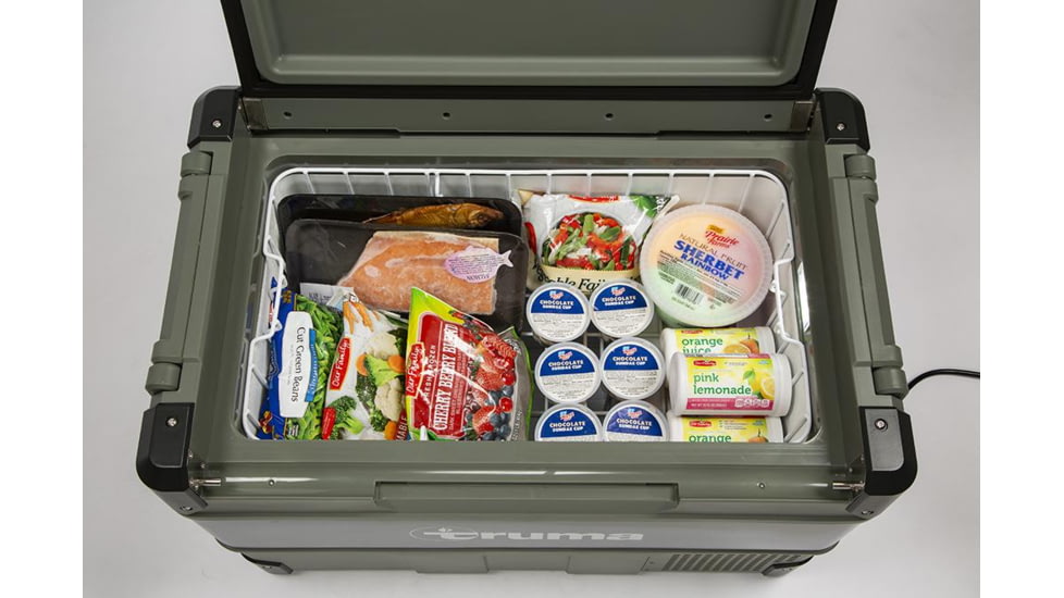 Truma Cooler C69 Dual Zone Portable Fridge/Freezer, Earth Green, 69 liter, 45105-01