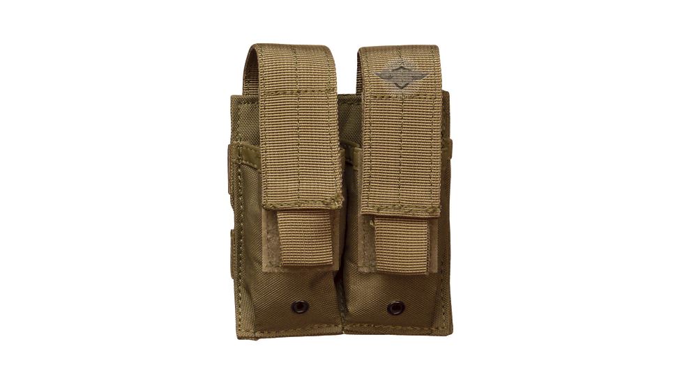 5Star MPD-5S Double Pistol Mag Pouch, Coyote 6467000