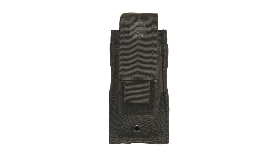 TRU-SPEC Single Pistol Magazine Carrying Pouch, Black, 6455000