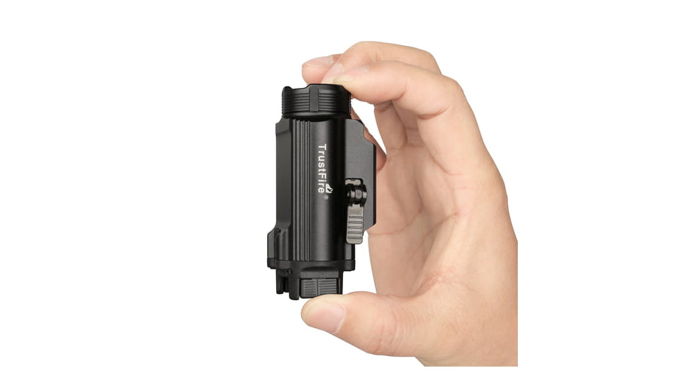 TrustFire GM35 Rechargeable Tactical 1350 Lumens Pistol Flashlight, Black, GM35