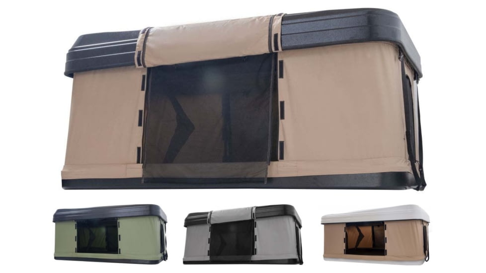 TRUSTMADE Hardshell Rooftop Tent, Black/Beige, Black/Green, Black/Grey, White/Beige