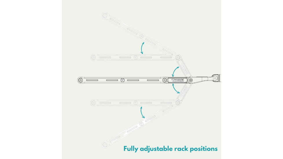 Trxstle, LLC Geryon Universal Bike Packing System, Black, Medium, EQ-BIK-GER-BLA