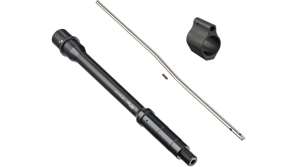 TRYBE Defense 10.5 in Government Profile AR-15 Pistol Barrel, .750 in Gas Block, Carbine Gas Tube, .223 Wylde