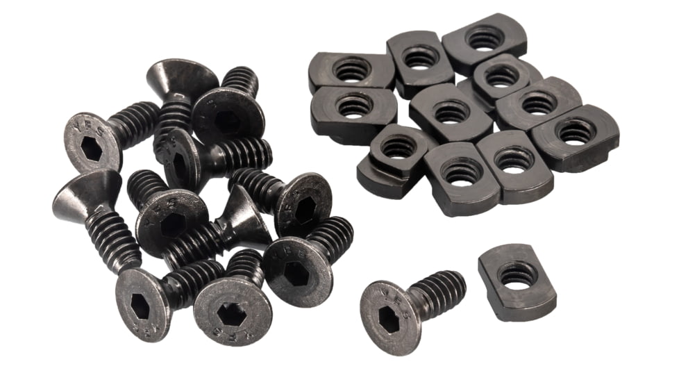 TRYBE Defense 12-Piece M-LOK Hardware Kit, Black, HRDWR12