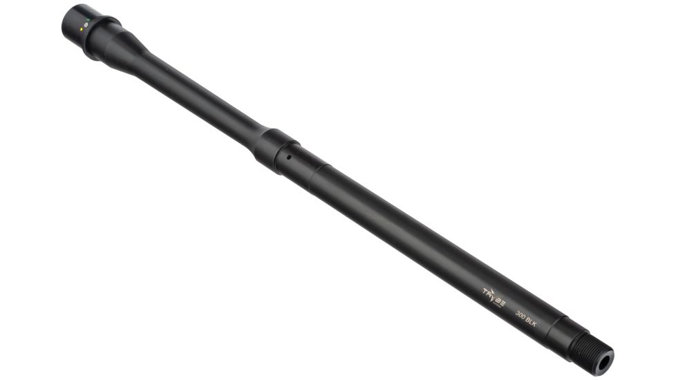 TRYBE Defense 16 in Blackout Government Profile AR Carbine Barrel, .300, 5/8X24 Threads, Nitride, Black, BARCARBT16300