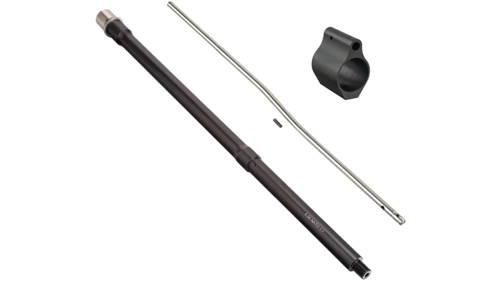 TRYBE Defense 20 in Medium Profile AR-15 Rifle Barrel, .750 in Gas Block, Rifle Gas Tube, .223 Wylde