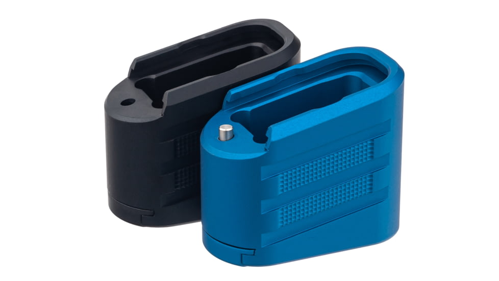 TRYBE Defense +4 Magazine Extension Base Pad for Glock 43X/48, Black, MAGEXTGLK43X48/4-BK