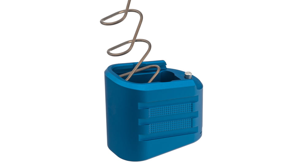 TRYBE Defense +4 Magazine Extension Base Pad for Glock 43X/48, Blue, MAGEXTGLK43X48/4-BL