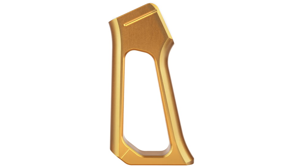 TRYBE Defense Aggressive AR Grip, Gold, ARGRIP2-GLD