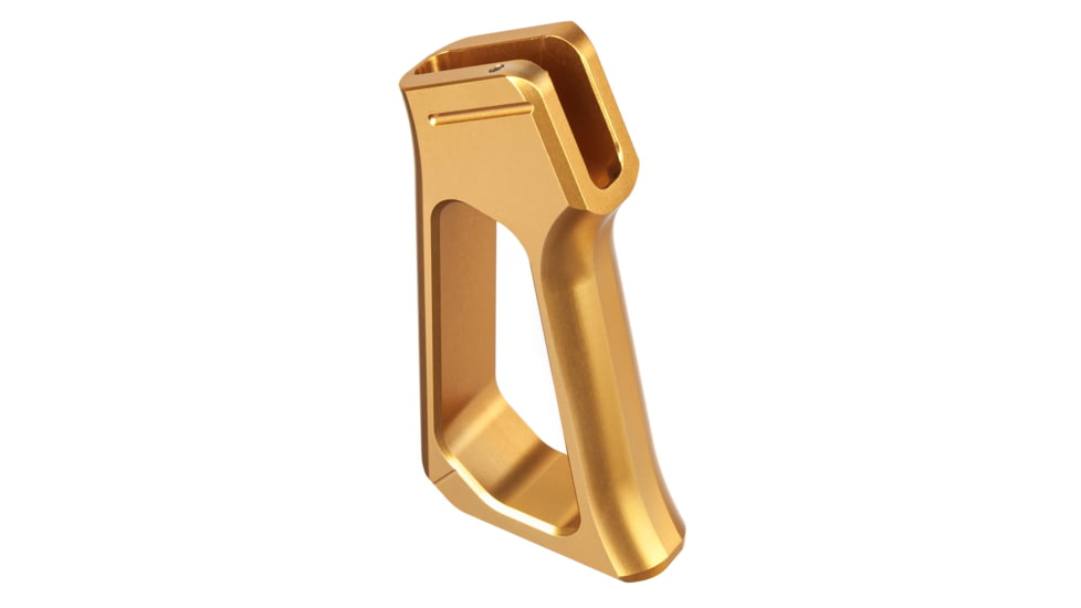 TRYBE Defense Aggressive AR Grip, Gold, ARGRIP2-GLD