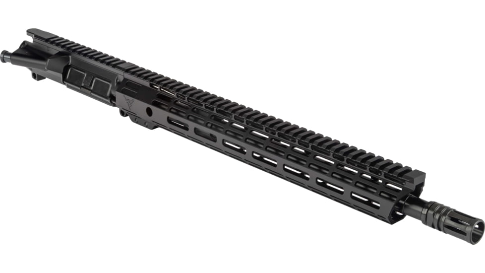 TRYBE Defense AR-15 .300 AAC Blackout 16in Complete Upper Receiver, Pistol Length, 1-7 Twist, 5/8x24, A2, Black, UPPER16300-BLK