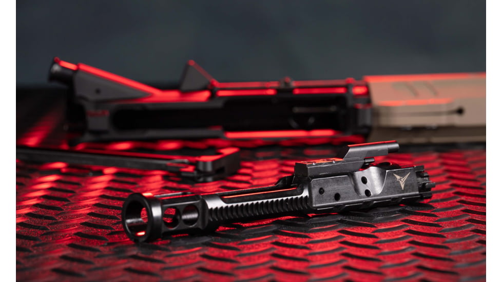 TRYBE Defense Low-Mass AR-15 5.56 Complete Bolt Carrier Group, Black Nitride, BCG556-LM