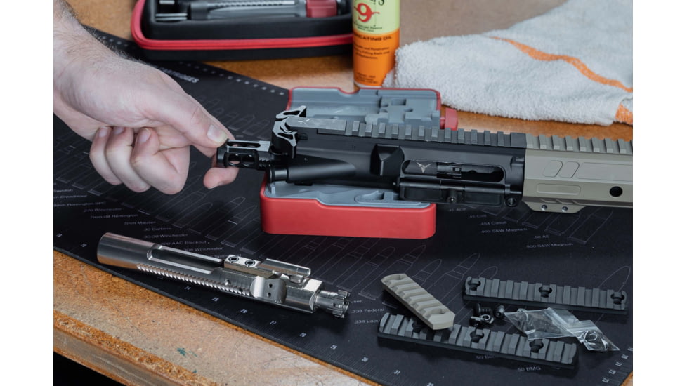 TRYBE Defense Low-Mass AR-15 5.56 Complete Bolt Carrier Group, Black Nitride, BCG556-LM