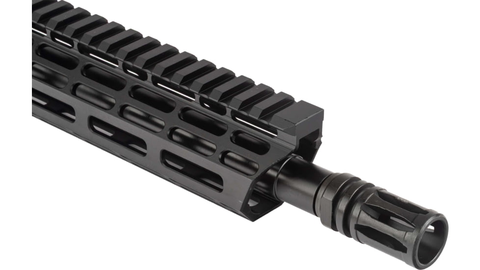 TRYBE Defense AR-15 5.56x45mm NATO 16in Complete Upper Receiver, Government, Carbine Length, 1-7 Twist, 1/2x28, A2, Black, UPPER16556-CG