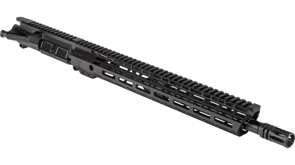 TRYBE Defense AR-15 5.56x45mm NATO 16in Complete Upper Receiver, Government, Carbine Length, 1-7 Twist, 1/2x28, A2, Black, UPPER16556-CG