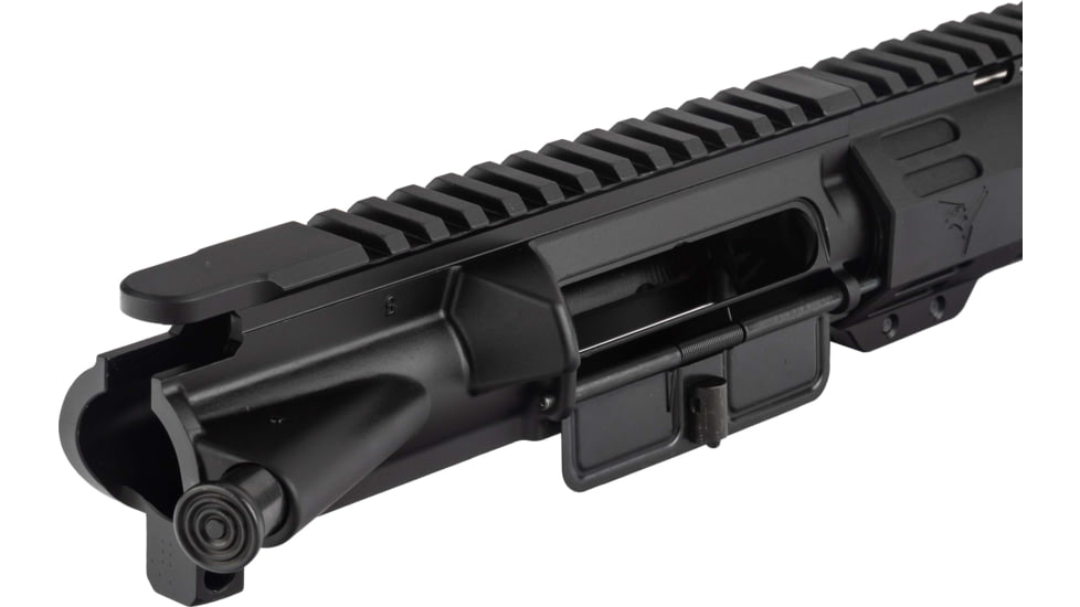 TRYBE Defense AR-15 5.56x45mm NATO 16in Complete Upper Receiver, Government, Mid Length, 1-7 Twist, 1/2x28, A2, Black, UPPER16556-MLG
