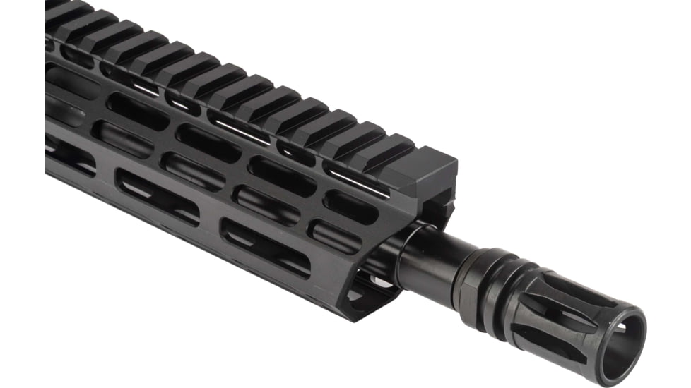 TRYBE Defense AR-15 5.56x45mm NATO 16in Complete Upper Receiver, Government, Mid Length, 1-7 Twist, 1/2x28, A2, Black, UPPER16556-MLG