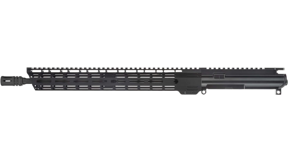 TRYBE Defense AR-15 5.56x45mm NATO 16in Complete Upper Receiver, Pencil, Carbine Length, 1-7 Twist, 1/2x28, A2, Black, UPPER16556-PEN