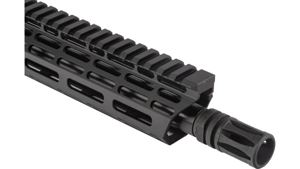 TRYBE Defense AR-15 9mm Luger 16in Complete Upper Receiver, 1-10 Twist, 1/2x28, A2, Black, UPPER169MM-28