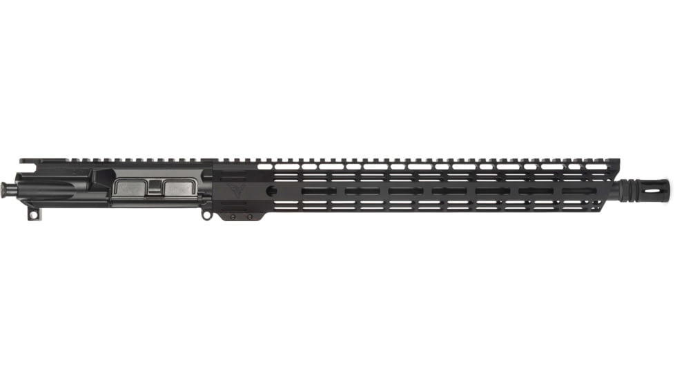TRYBE Defense AR-15 9mm Luger 16in Complete Upper Receiver, 1-10 Twist, 1/2x28, A2, Black, UPPER169MM-28