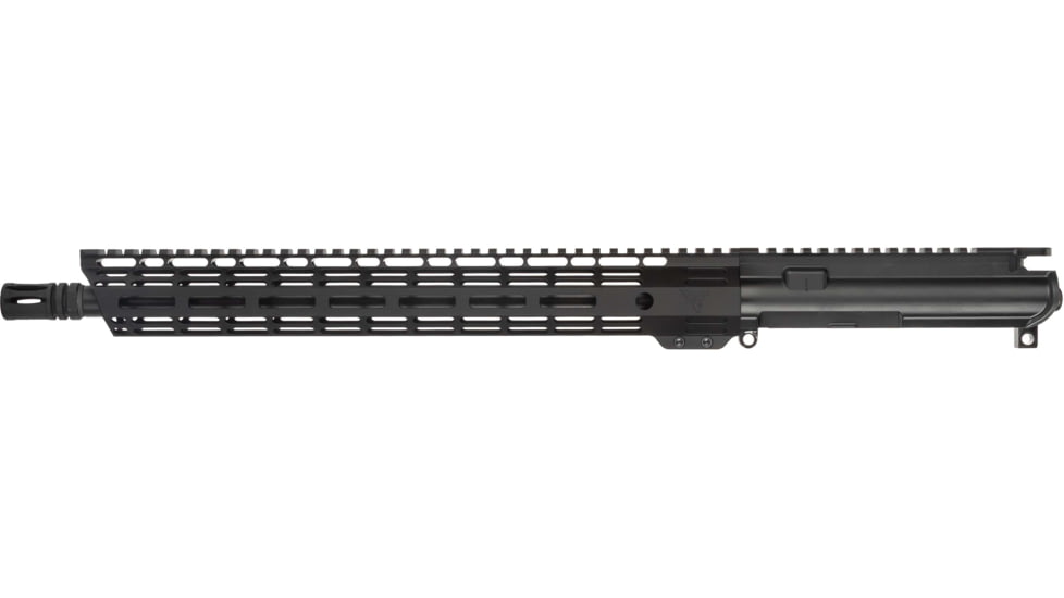 TRYBE Defense AR-15 9mm Luger 16in Complete Upper Receiver, 1-10 Twist, 1/2x28, A2, Black, UPPER169MM-28