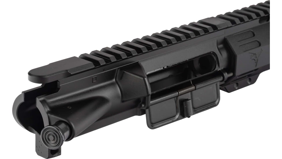 TRYBE Defense AR-15 9mm Luger 16in Complete Upper Receiver, 1-10 Twist, 1/2x36, A2, Black, UPPER169MM-36