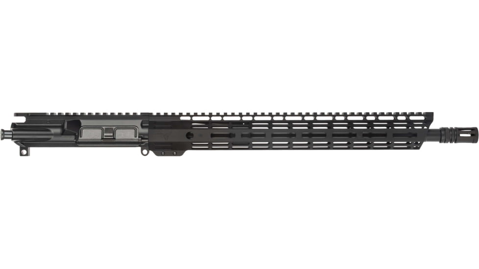 TRYBE Defense AR-15 9mm Luger 16in Complete Upper Receiver, 1-10 Twist, 1/2x36, A2, Black, UPPER169MM-36