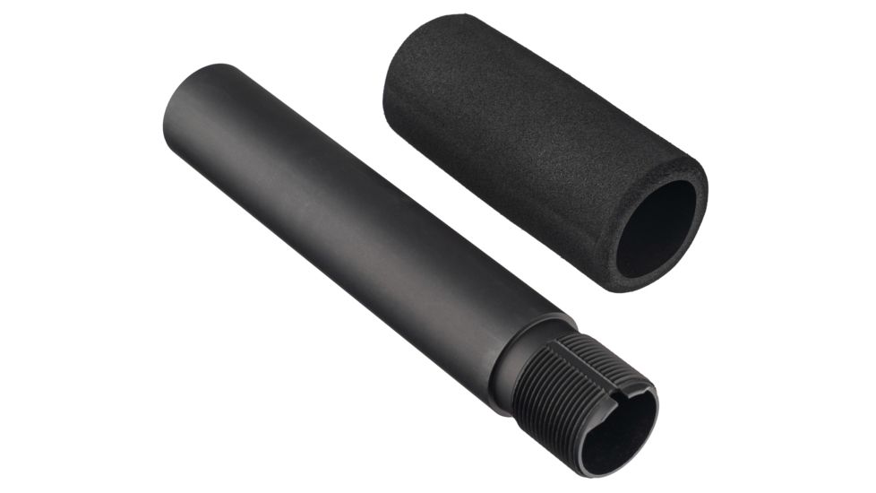 TRYBE Defense AR-15 Buffer Tube, Pistol, Anodized w/Foam, Black, BTPISTFOAM, EDEMO5