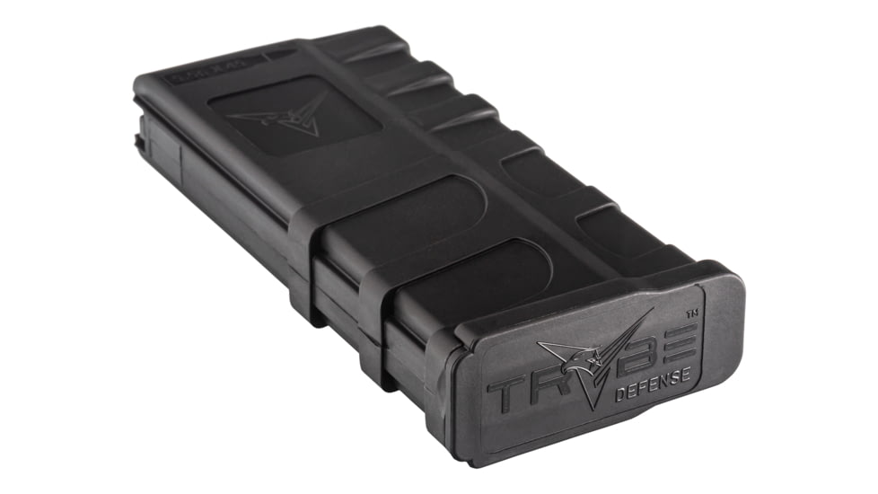TRYBE Defense AR-15 Extended Grasp 10-Round Magazine, 5.56x45mm NATO, Polymer, Black, 106568-BLK