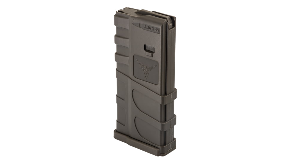TRYBE Defense AR-15 Extended Grasp 10-Round Magazine, 5.56x45mm NATO, Polymer, Olive Drab Green, 106568-ODG