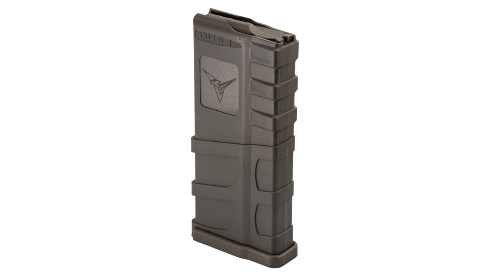 TRYBE Defense AR-15 Extended Grasp 10-Round Magazine, 5.56x45mm NATO, Polymer, Olive Drab Green, 106568-ODG