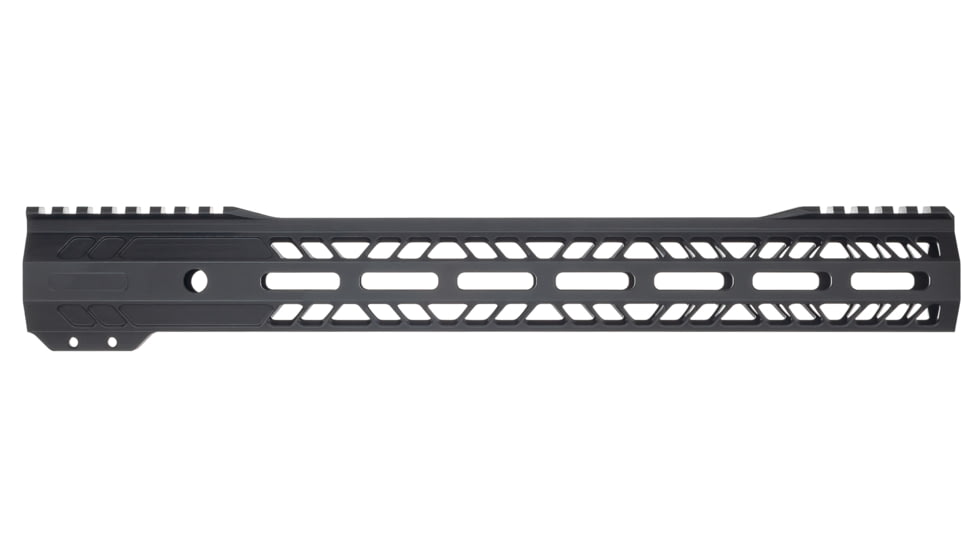 TRYBE Defense AR-15 M-LOK 15in Extra Lightweight Handguard w/ Cut Away Rail, Black, 15 Inch, HDG15CR-BL