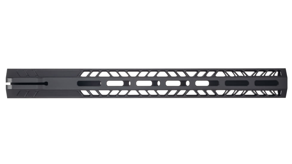 TRYBE Defense AR-15 M-LOK 15in Extra Lightweight Handguard w/ Cut Away Rail, Black, 15 Inch, HDG15CR-BL
